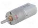 Motor  DC  with gearbox  POLOLU 20D  6VDC  3.2A  Shaft  D spring