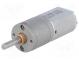 Motor  DC  with gearbox  POLOLU 20D  6VDC  3.2A  Shaft  D spring