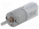 Motor  DC  with gearbox  12VDC  1.6A  Shaft  D spring  29rpm