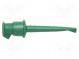 Clip-on probe  hook type  5A  60VDC  green  2.29mm  30VAC  10pcs.