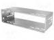 Car radio mounting half frame  1 DIN  zinc  JVC