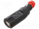 Automotive/main power supply  USB A socket x2  5A  5V/2x2,5A