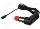 Automotive/main power supply  USB micro plug  2A  5V/2,1A  black
