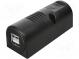 Automotive power supply  USB A socket x2  5A  Sup.volt  12÷24VDC