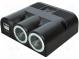 Automotive power supply  5A  Sup.volt  12÷24VDC  5V/2x2,5A  black
