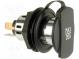 Car lighter socket adapter  car lighter socket x1  20A  black