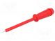 Probe tip  red  Tip diameter  2mm  Socket size  4mm  60VDC  50mΩ