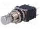 Switch  push-button  Pos  2  DPDT  2A/250VAC  ON-(ON)  Illumin  none