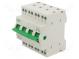 Mains-generator switch  Poles  4  230/400VAC  63A  IP20