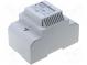 Transformer  mains  63VA  230VAC  42V  Leads  terminal block  DIN