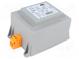 Transformer  mains  100VA  230VAC  12V  Leads  terminal block  DIN