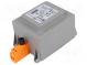 Transformer  mains  100VA  230VAC  24V  Leads  terminal block  DIN