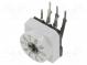 Encoding switch  Pos  10  THT  Rcont max  80mΩ  Rinsul min  100MΩ