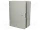 Enclosure  wall mounting  X 265mm  Y 355mm  Z 152mm  ABS  grey