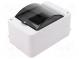 Enclosure  for modular components  IP30  Mounting  wall mount