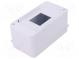 Enclosure  for modular components  IP30  Mounting  wall mount