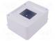 Enclosure  for modular components  IP30  Mounting  wall mount