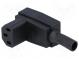 Connector  AC supply  plug  female  10A  250VAC  IEC 60320  C13 (F)