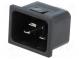 Connector  AC supply  socket  male  16A  250VAC  IEC 60320  C20 (I)