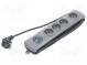 Plug socket strip  protective  Sockets  4  230VAC  10A  1.5m