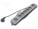 Plug socket strip  protective  Sockets  6  230VAC  10A  3m