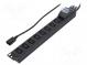 Plug socket strip  protective  Sockets  8  250VAC  10A