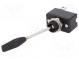 Switch  toggle  Positions 2  SPST  OFF-(ON)  10A/12VDC  50mΩ  1.5kV