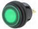 Switch  push-button  Pos  2  SPST-NO  6A/250VAC  OFF-ON  IP65  green