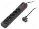 Plug socket strip  protective  Sockets  5  250VAC  10A
