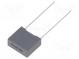 Capacitor  polyester  100nF  200VAC  400VDC  Pitch  10mm  ±10%