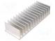 Heatsink  extruded  grilled  L 60mm  W 165mm  H 35mm  aluminium