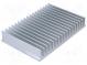 Heatsink  extruded  grilled  L 100mm  W 150mm  H 25mm  aluminium