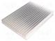 Heatsink  extruded  grilled  L 200mm  W 150mm  H 25mm  aluminium