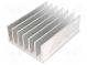 Heatsink  extruded  grilled  L 100mm  W 78mm  H 35mm  aluminium