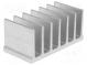 Heatsink  extruded  grilled  L 40mm  W 78mm  H 35mm  aluminium