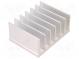 Heatsink  extruded  grilled  L 60mm  W 78mm  H 35mm  aluminium