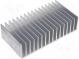 Heatsink  extruded  grilled  L 100mm  W 190.5mm  H 50mm  aluminium