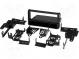 Radio mounting frame  1 DIN  Toyota  black