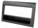Radio mounting frame  1 DIN  Alfa Romeo, Lancia  black