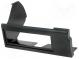Radio mounting frame  1 DIN  Fiat  black
