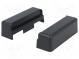 Radio mounting frame  1 DIN  Audi  black