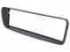 Radio mounting frame  1 DIN  Peugeot  black