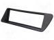 Radio mounting frame  1 DIN  Peugeot  black