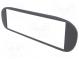 Radio mounting frame  1 DIN  Fiat  black