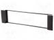 Radio mounting frame  1 DIN  Audi, Seat  black