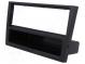Radio mounting frame  1 DIN  Opel  black