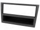 Radio mounting frame  1 DIN  Opel  charcoal/rubber-touch