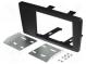 Radio mounting frame  2 DIN  Volvo  black