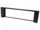 Radio mounting frame  1 DIN  Audi  black