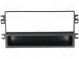 Radio mounting frame  1 DIN  Kia  black